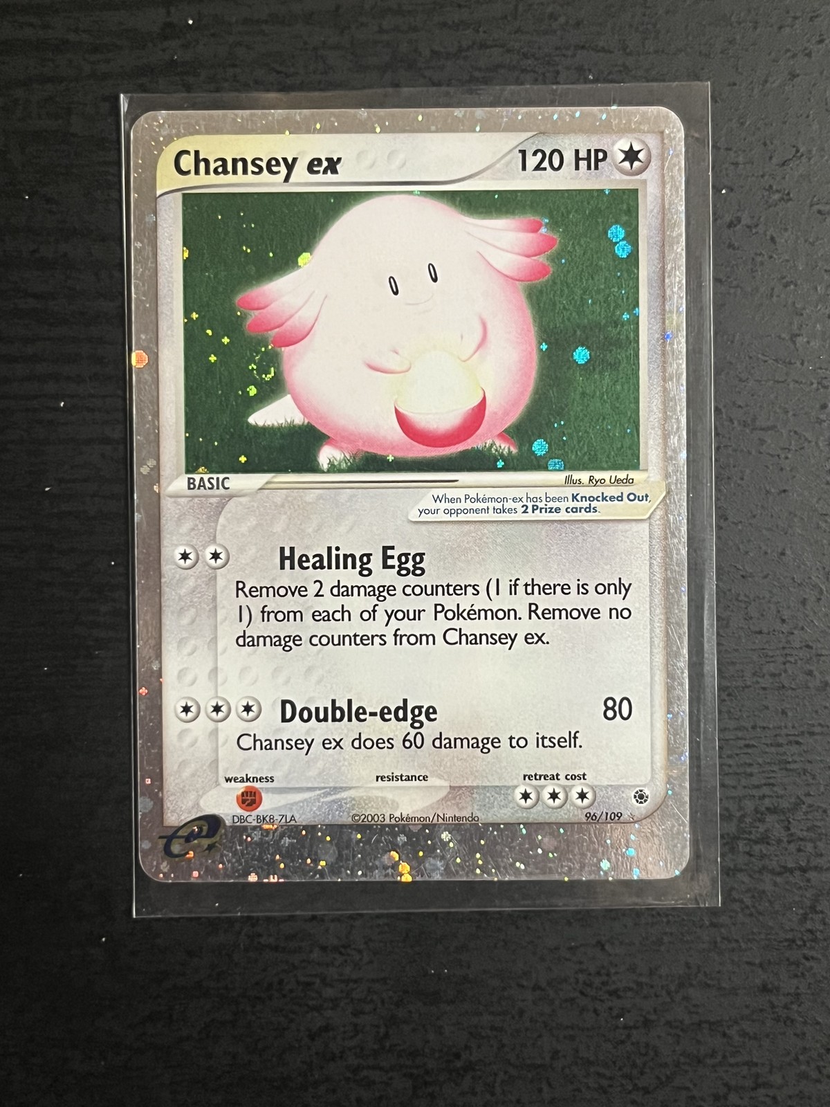 Chansey ex EX Ruby & Sapphire 96/109 Holofoil Lightly Played