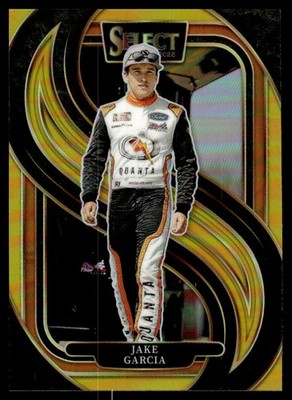 2025 Panini Select Nascar Gold Prizm Jake Garcia 03/10 ThorSport Racing #232