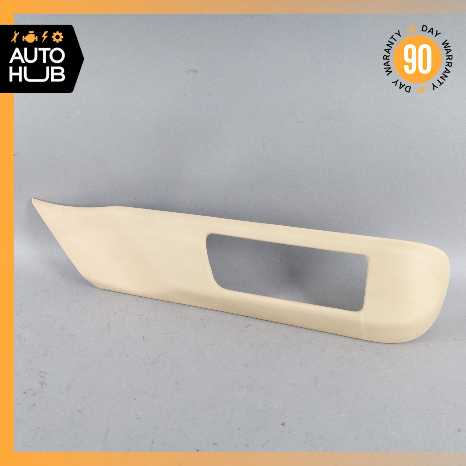 14-18 Bentley Flying Spur Rear Right Side Seat Switch Cover Trim Beige OEM 40k