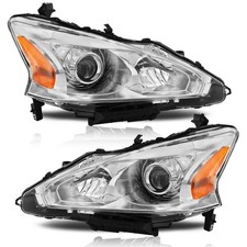 For 2013- 2015 Nissan Altima Sedan Projector Headlights Headlamps LEFT RIGHT