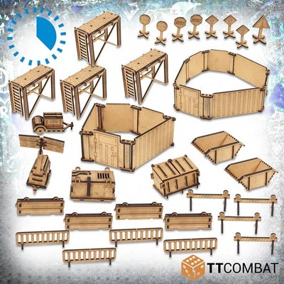 Construction Yard Accessories Tabletop Gelände TTCombat NEU