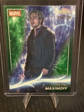 Pietro Maximoff /199 Green 2025 Topps Chrome Marvel Quicksilver #154/199