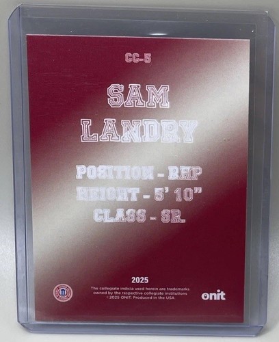 Sam Landry 2025 Onit Athlete Oklahoma Softball College Colors Soft Touch CC-5 - Picture 2 of 2