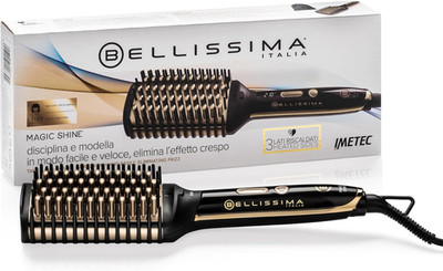 Bellissima Magic Shine Elektrische Glättbürste, 3 Beheizbare Außenseiten, Automa