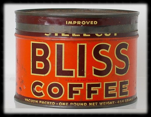 Lata de café Bliss vintage | 1 lb. | General Mills Food Corporation | Muy bonito