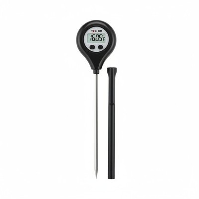 Taylor Digital Instant Read TruTemp Rotating Display  Thermometer - Black