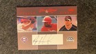 2004 Fleer Classic Clippings Red Phenom Lineup R Howard Auto 07/150 Thome Helton