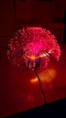 Vintage 70er Jahre CIMA Glasfaserlampe, West Germany Space Age, funktionstüchtig, 75W