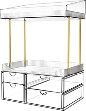 4 Drawers Makeup Organizer 4 Tier Makeup Storage Cosmetics Organiser Ideal