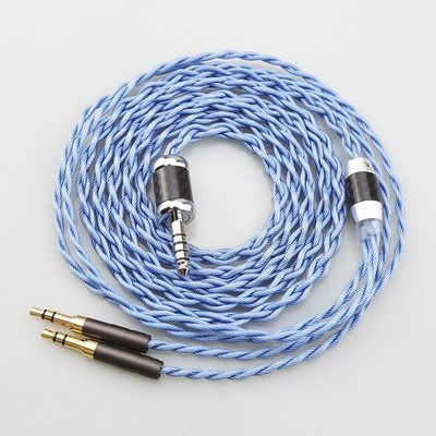 7N Silver Plated Copper headphone cable For Hifiman Arya/Sundara/Ananda