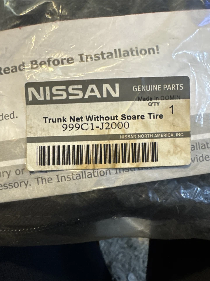 Red de carga - Sin repuesto (plegable con bolsa de almacenamiento) - Infiniti Q60 Foto 2 de 2