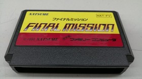 Natsume Final Mission Nintendo Famicom FC S.C.A.T. Japan Shoot 'em up Tested