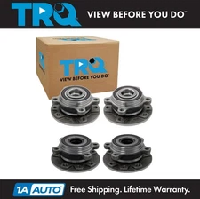 TRQ Wheel Hub Bearings Assembly Set Front & Rear Fits 16-18 500X 15-21 Renegade