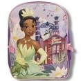 Girls Princess Tiana Full Size 16 Inch Backpack with Detachable Lunch Box - Picture 5 of 7