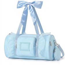 Dance Bag for Girls 4-8, Ballet Gymnastics Duffle Bag w/Coin Purse