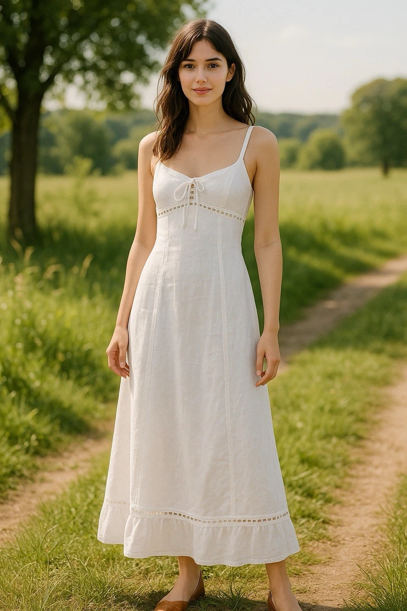 pleated a line mini dress Mini Dress with White Pleated Hemline Mini Skirt, Nude / L