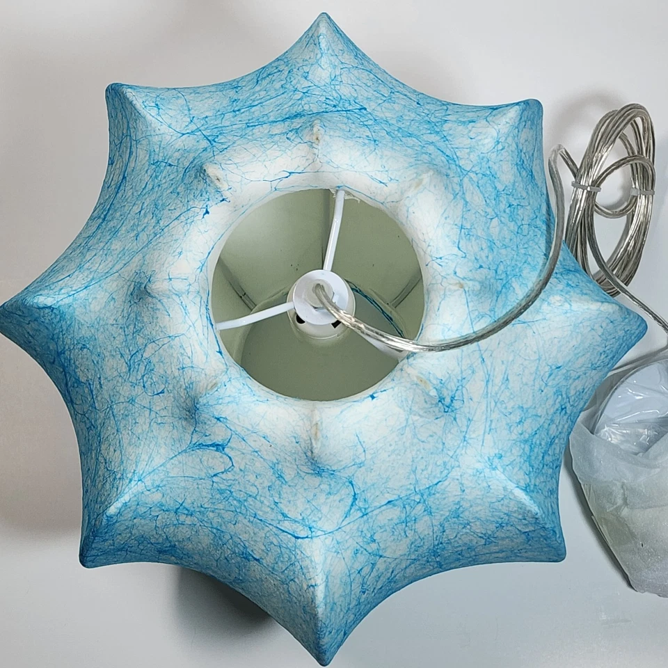 Silk Cloud Coastal Chandelier Beach Style White Pendant Light 15" - Image 4 of 4