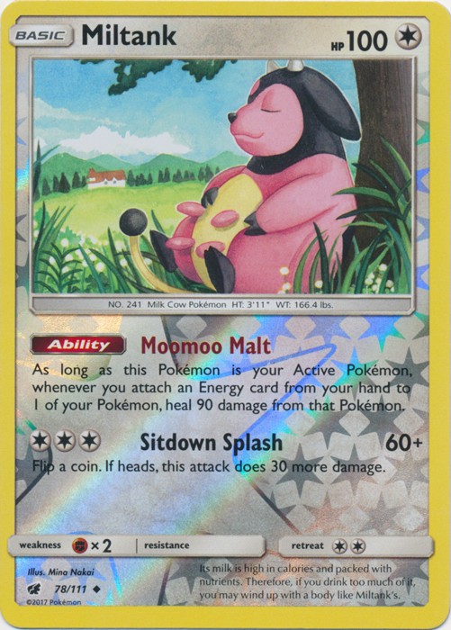 Miltank - 78/111 - Uncommon - Reverse Holo LP Crimson Invasion