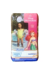SwimWays Disney Princess Ariel Swimmies Arm Floaties Kids 3-5 NEW FREE SHIPPING