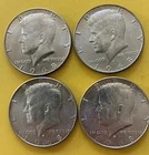 Kennedy 1968 Half Dollars. 40% Silver. Lot Of 4