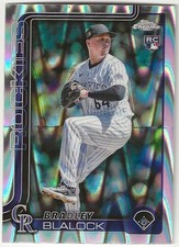 2025 Topps Chrome BRADLEY BLAYLOCK Insert RAYWAVE REFRACTOR Parallel Card RC