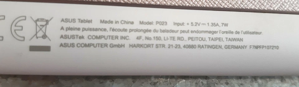 TABLET Asus Zenfone 10 P023 guasto - Immagine 3 di 4