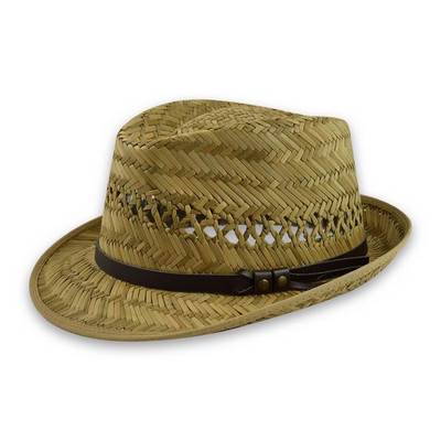 Cappello paglia trilby farmer Country hat ala cm
