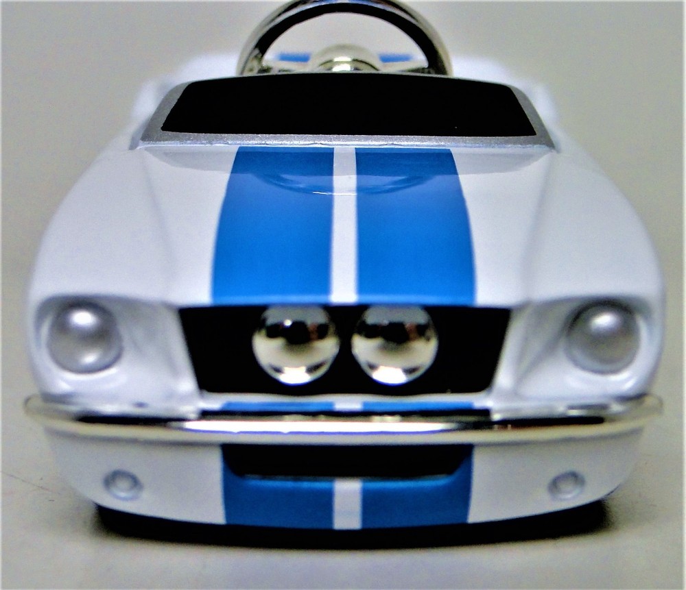 Race Car Mustang Mini Pedal Car TOO SMALL TO RIDE ON Metal Body Model