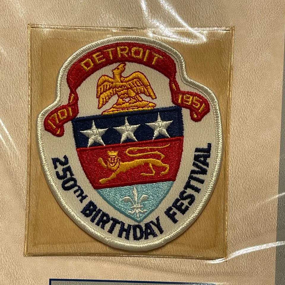 1951 DETROIT TIGERS Willabee & Ward LOST TREASURES OF BASEBALL TEAM / CITY PATCH - Image 2 of 3