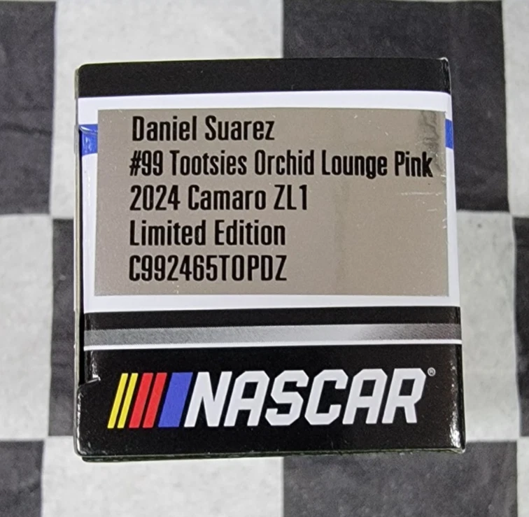 Daniel Suarez #99 Tootsies Orchid Lounge PINK 2024 Camaro ZL1 1:64 C992465TOPDZ - Immagine 2 di 4