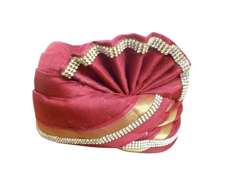 Indian Wedding Men Hat Sherwani Safa 