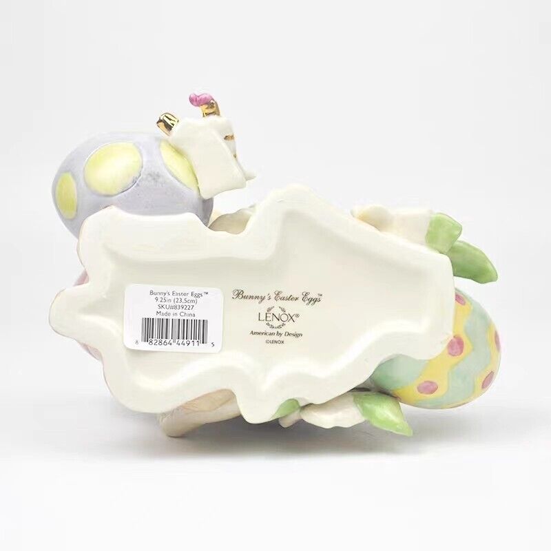 LENOX Easter Figure Bunny's Easter Eggs LENOX Easter Figure Bunny's Easter Eggs