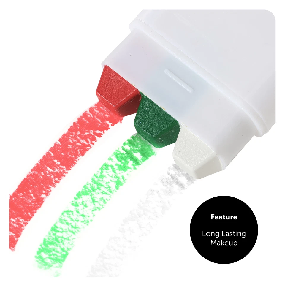 FACE PAINT RED WHITE GREEN MAKEUP STICK EUROS 2025 FOOTBALL ITALY HUNGARY LOT - Image 4 of 4