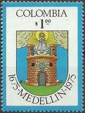 Timbre Blasons Colombie 687 ** lot 29489