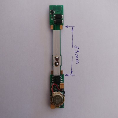 DCC Sound Decoder & Cubic Speaker For N Scale Trains | Compatible With Kato SD70, AC4400