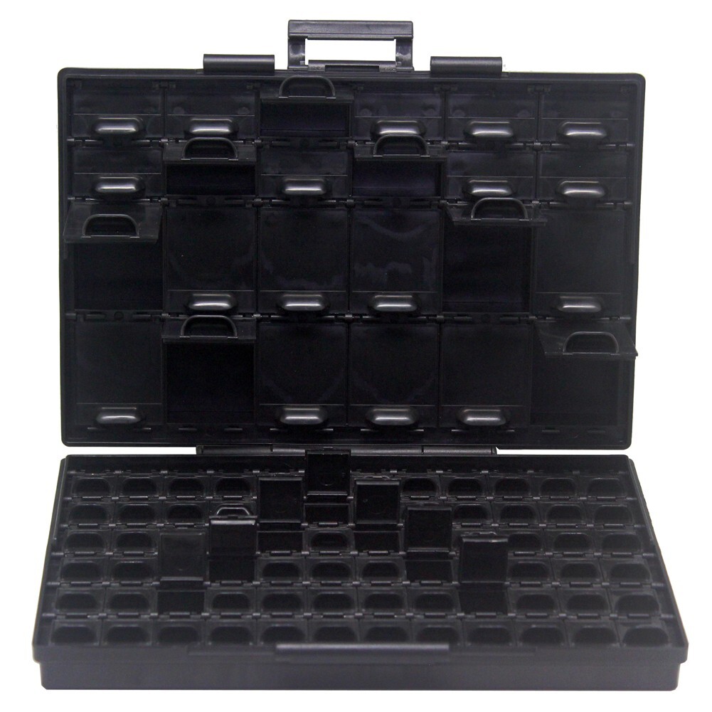 AideTek ESD safe SMD IC Chips Organizer anti-statics enclosure BOX-ALL