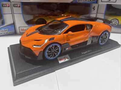 Maisto Maßstab 1:18 - Bugatti Divo - orange - Diecast Modellauto!