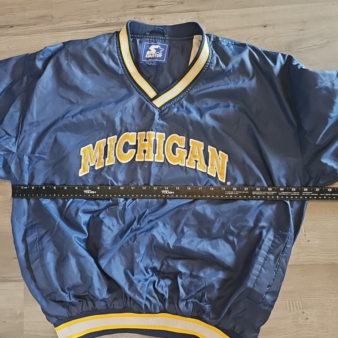 Vintage 90s Michigan Wolverines Starter Pullover Windbreaker Vintage 90s Michigan Wolverines Starter Pullover Windbreaker