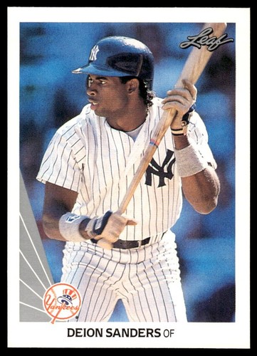Deion Sanders #359 1990 Leaf card