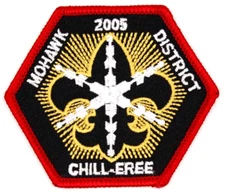 2005 Chill-eree Mohawk District Four Lakes Council Patch Wisconsin WI Boy Scouts