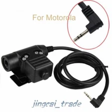 Z-Tactical U94 Headset Cable Adapter & PTT for Motorola 1-Pin 2.5mm Radio