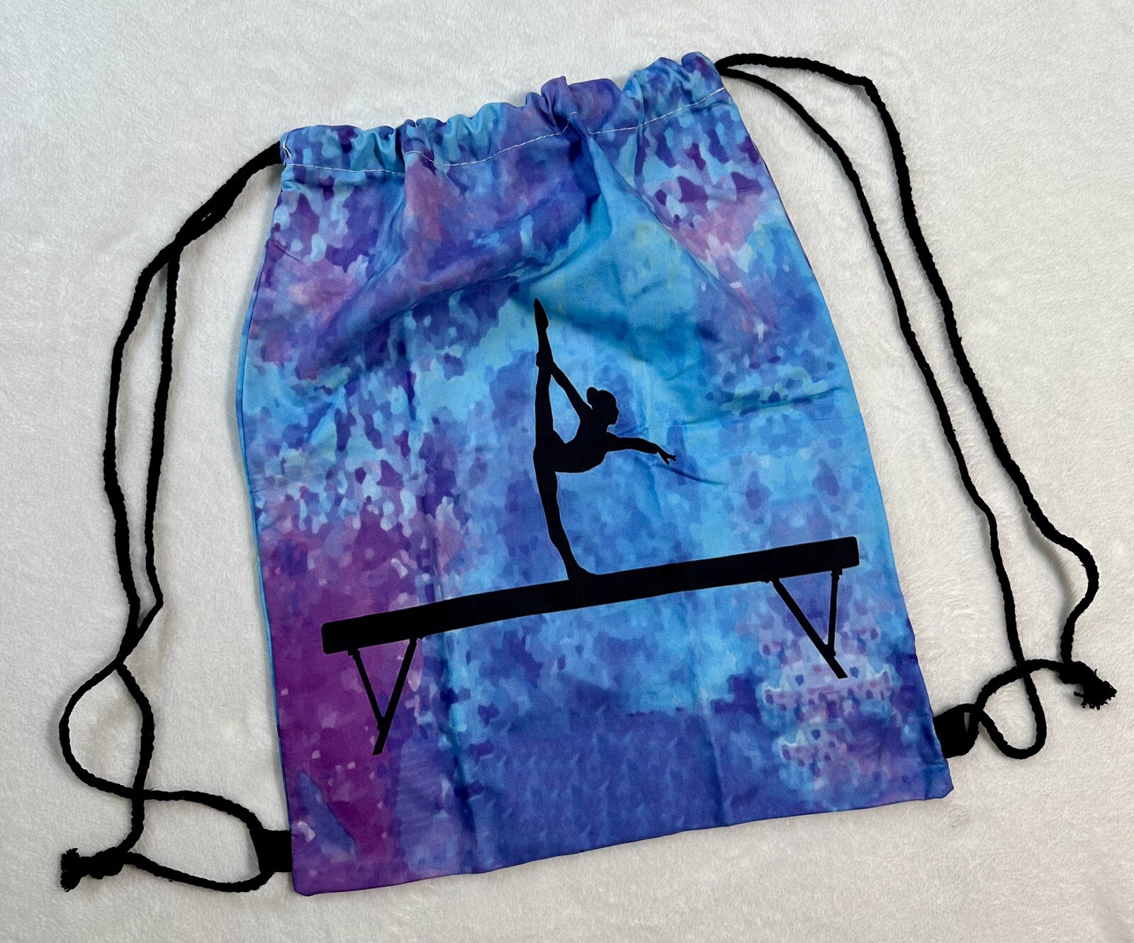 NUEVO Bolso de Agarre ELITE Gimnasia Leotardo BARRA AGARRE Azul Púrpura GK Bolso Mochila BEAM