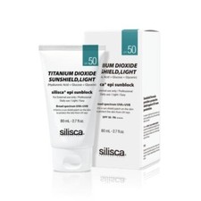 Silisca TITANIUM DIOXIDE SUNSHIELD LIGHT 80ml SPF50 PA   Sunscreen K-Beauty