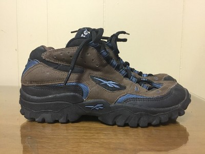 REEBOK brown Leather Hiking Shoes Size 4.5 (S6)