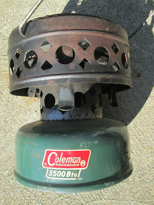 #ad USED COLEMAN 3500btu HEATER $39.00