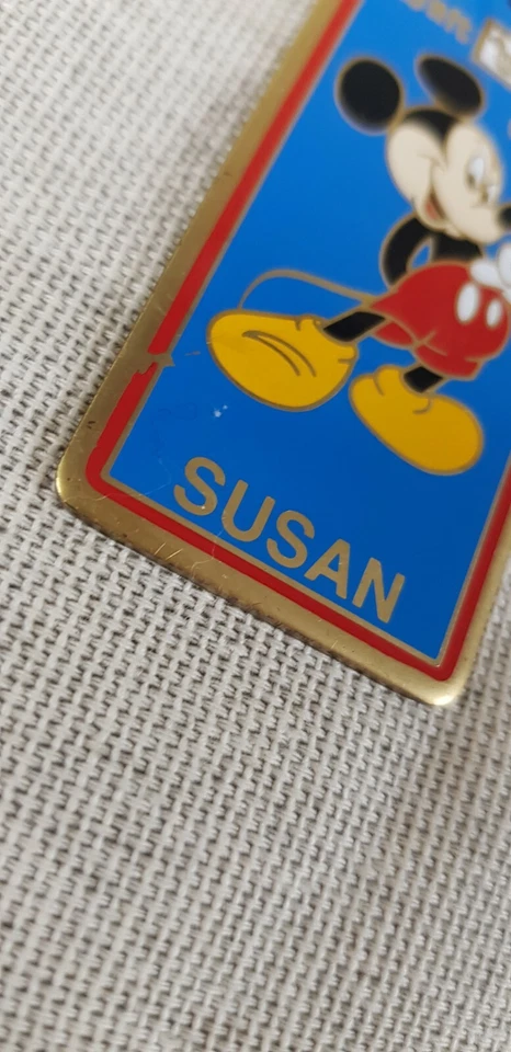Walt Disney World Personalised (Susan) Mickey Mouse Fob Keyring - Image 4 of 4
