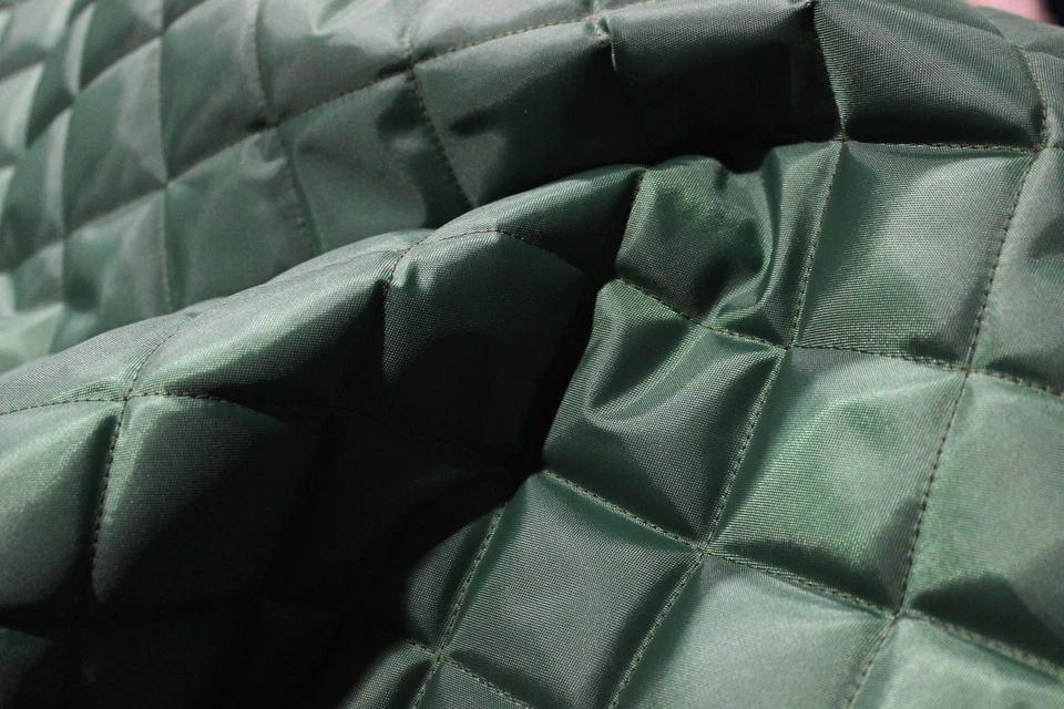 Quilted Fabric Box Design Waterproof Quilted Fabrics UK Made SOLD BY METRE - Image 3 of 4