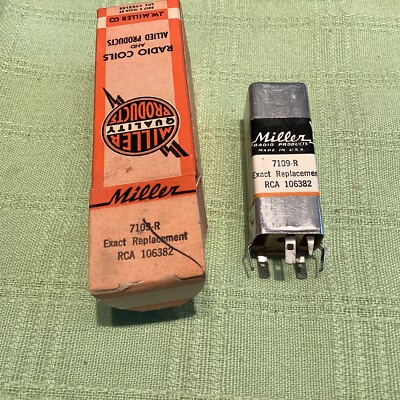 7109r Miller 7109-R 2nd Sound IF 4.5mHz (RCA 106382) shielded | eBay