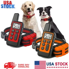 2700 FT Remote Dog Shock Training Collar Rechargeable Waterproof LCD Pet Trainer