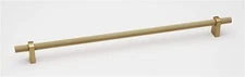 Alno A2901-12-CHP Vita Bella 12" Pull Knurled Bar Champange